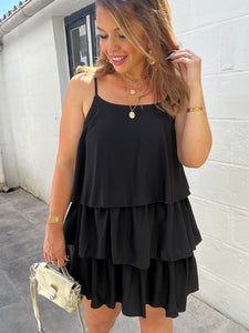 Robe courte josy noir ( 34 au 40 )