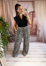 Charger l'image dans la galerie, Pantalon gaz de coton léopard TESSA (40 au 46)