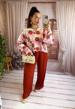 Charger l'image dans la galerie, Pantalon plissé terracotta ALMEA (34au 48)