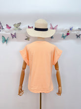 Charger l'image dans la galerie, Tee Shirt amore abricot DOHA (34 au 42)