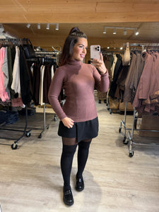 Col roulé chocolat DOREEN (34 au 44)