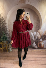 Charger l'image dans la galerie, Robe bordeaux coupe loose MULAN (34 au 42)