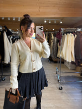 Charger l&#39;image dans la galerie, Gilet écru GINI (34 au 50)