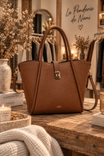 Charger l'image dans la galerie, Grand sac camel ÉMELINE