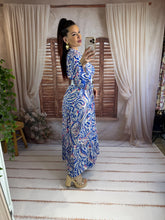 Charger l'image dans la galerie, Robe loose bleu THAIS (38 au 46)