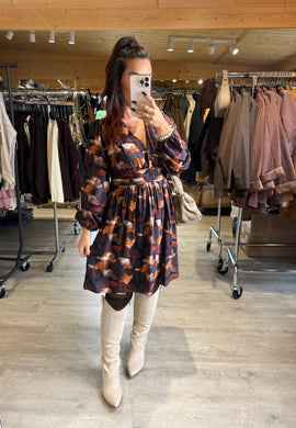 Robe motif camel EMMA (36 au 48)