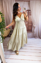 Charger l'image dans la galerie, Robe uni soleil beige ALIX (40 au 46)