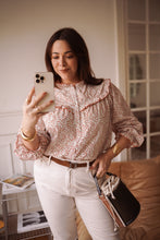 Charger l'image dans la galerie, Chemise fleuri rouge VERA (34 au 48 )