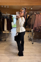 Charger l&#39;image dans la galerie, Gilet écru peplum MEGANE (34 au 40)