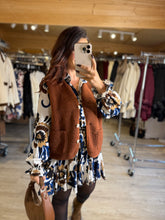 Charger l&#39;image dans la galerie, Gilet sans manches moumoute rouille DITA (36 au 48)