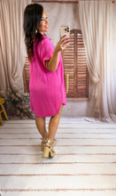 Charger l'image dans la galerie, Robe chemise gaz de coton rose ANOUK (34 au 40 )
