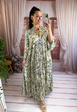 Charger l'image dans la galerie, Robe loose kaki THAIS (38 au 46
