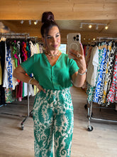 Charger l'image dans la galerie, Chemisier Olivia vert ( 34 au 48 )