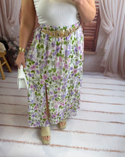 Charger l'image dans la galerie, Jupe fleuri lila DIANE (36 au 46)