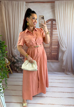 Charger l'image dans la galerie, Robe chemise saumon GRANNY (38 au 42 )