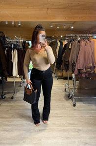Jean noir bootcut LALIE (38 au 48)