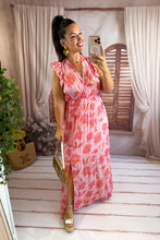 Charger l'image dans la galerie, Robe longue rose et fuchsia IZÏA  (38 au 48)
