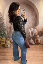 Charger l&#39;image dans la galerie, Top dentelle noir LUCAS (36 au 48)