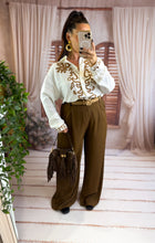 Charger l'image dans la galerie, Pantalon de costume fluide chocolat BILL