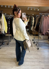 Charger l&#39;image dans la galerie, Gilet écru KLERVIE (34 au 40)