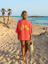 Charger l'image dans la galerie, Tee Shirt rayé corail Iconic MENORCA (36 au 44)