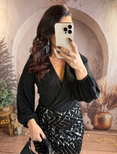 Charger l&#39;image dans la galerie, Body noir scintillant ZENDAYA (36 au 42)