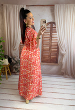 Charger l'image dans la galerie, Robe motif corail NOE (40 au 48)( reste une taille 48 )