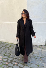 Charger l&#39;image dans la galerie, Manteau long noir COLETTE (34 au 44)