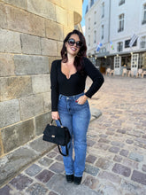 Charger l&#39;image dans la galerie, Jean large bleu YOUNA (34 au 42)