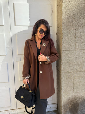 Manteau soleil marron NAIRA (42 au 48)