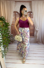 Charger l'image dans la galerie, Jupe longue arabesque violette NOA (36 au 48)