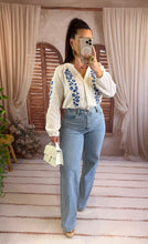 Charger l'image dans la galerie, Jean wide leg coeur ZURI (34 au 42)