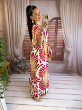 Charger l'image dans la galerie, Robe motif framboise FAUVE ( 36 au 48)