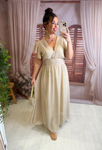 Charger l'image dans la galerie, Robe beige LISANDRA (36 au 42 )
