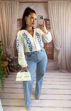 Charger l'image dans la galerie, Jean wide leg coeur ZURI (34 au 42)