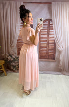 Charger l'image dans la galerie, Robe rose pale LISANDRA (36 au 42)