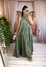 Charger l'image dans la galerie, Robe longue kaki MOLLY ( 36 au 44 )