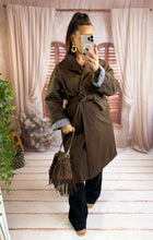 Charger l'image dans la galerie, Manteau trench chocolat SANDRA (36 au 46)