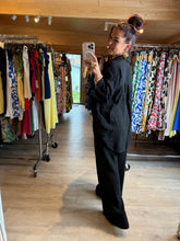 Charger l'image dans la galerie, Pantalon noir gaz de coton NINA ( 38 au 48 )☀️