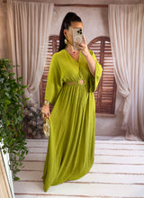 Charger l'image dans la galerie, Robe longue Spain vert olive ( 38 au 48)