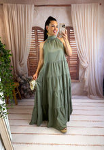 Charger l'image dans la galerie, Robe longue kaki MOLLY ( 36 au 44 )
