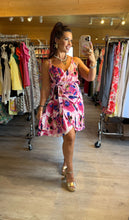 Charger l&#39;image dans la galerie, Robe courte à bretelles ROSALIA (reste taille m/l )