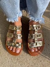 Charger l'image dans la galerie, Sandale gold soleil JESSICA (36 au 41)