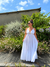 Charger l'image dans la galerie, Robe longue blanche soleil DITA ( 34 au 44 )