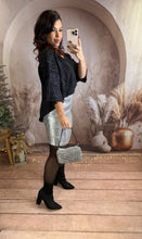 Charger l'image dans la galerie, Jupe en sequin argent JOY (36 au 48)