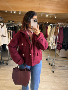 Veste bordeaux Ariana ( 36 au 44)
