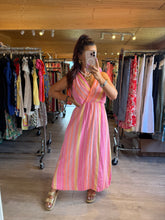Charger l&#39;image dans la galerie, Robe rose gaz de coton ENZA (36 au 48)