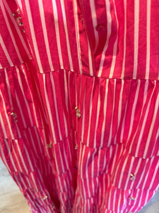 Robe rayé rose bijoux CALYPSO