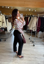 Charger l&#39;image dans la galerie, Pantalon noir boutons officier MARGAUX (36 au 46 )