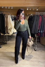 Charger l&#39;image dans la galerie, Jean Wide leg noir FELICIA (38 au 48)